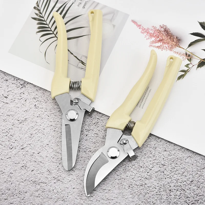 Stainless Steel Tree Branch Trimming Multi-Function Anti-Skid Garden Scissors Pruning Shears