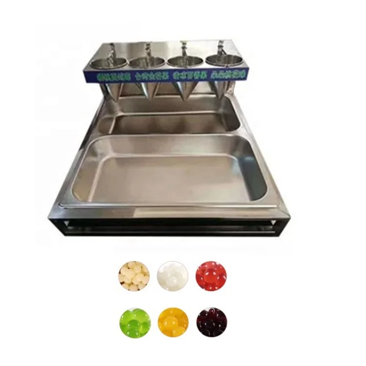 Factory Price Automatic Fruit Juice Flavor Popping Boba Equipment Explosion Bead Jelly Balls Making Machine