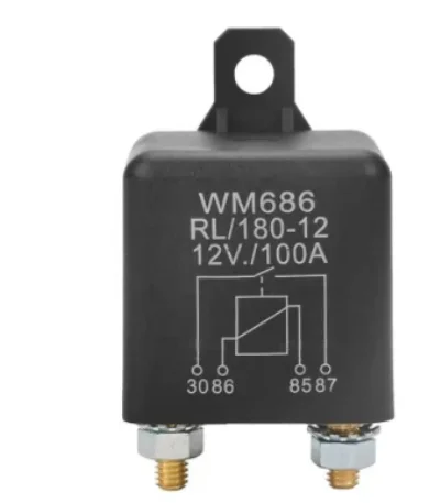 Car Auto Heavy Duty Split Charge DC 12V 100A 100 AMP SPST Relay 4 Pin 4P RL180 24V 200A 120A
