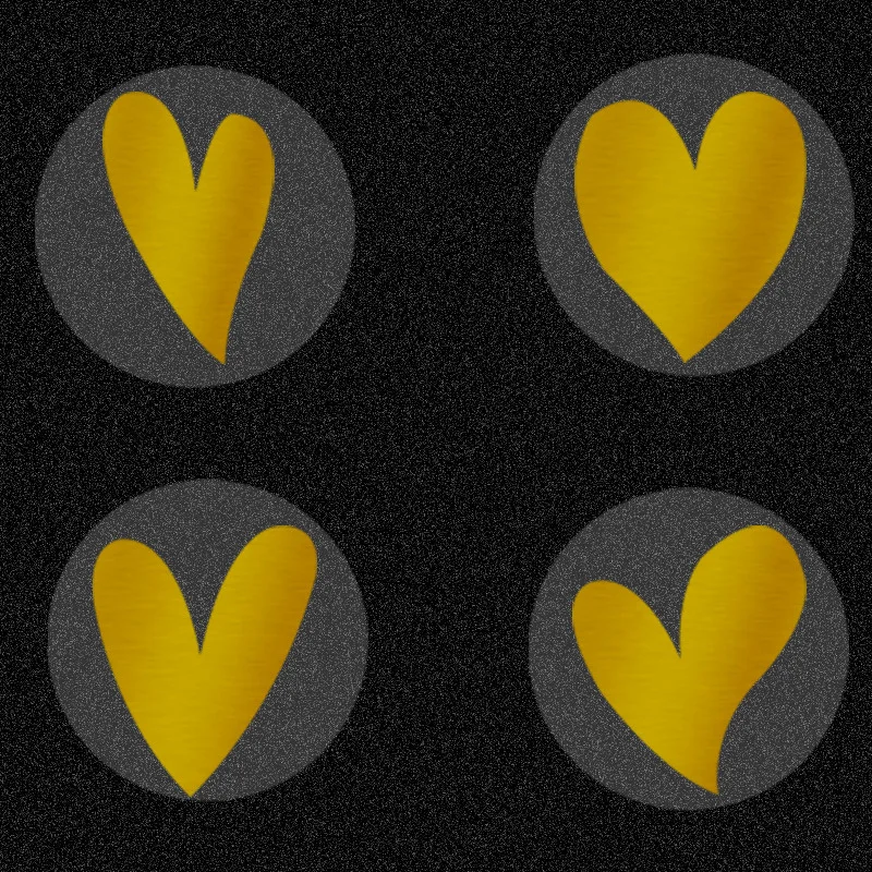 2.5cm Transparent Round Hot Stamping Love Sticker Envelope Gift Sealed Packaging Decorative Stickers