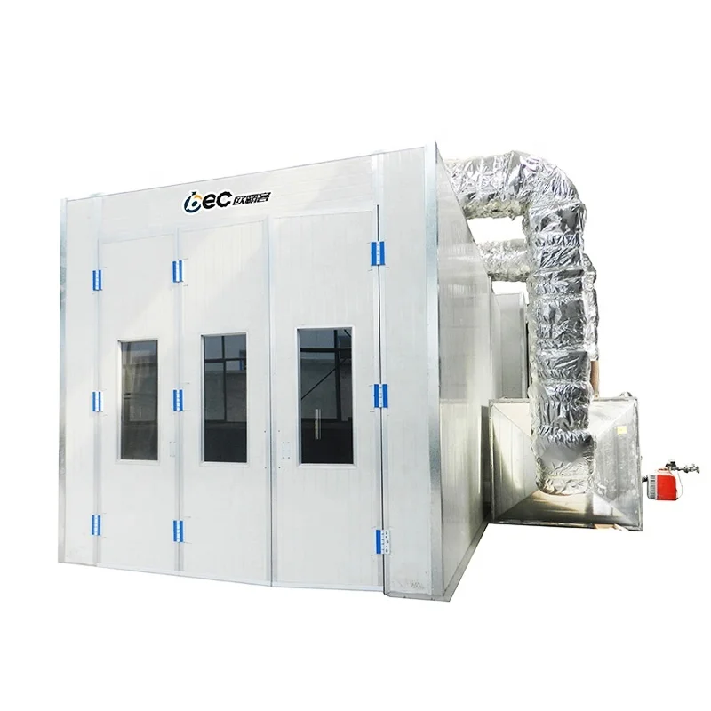 Hot sale spray booths with High efficiency spray paint oven full down draft for paint job oven paint line for garage