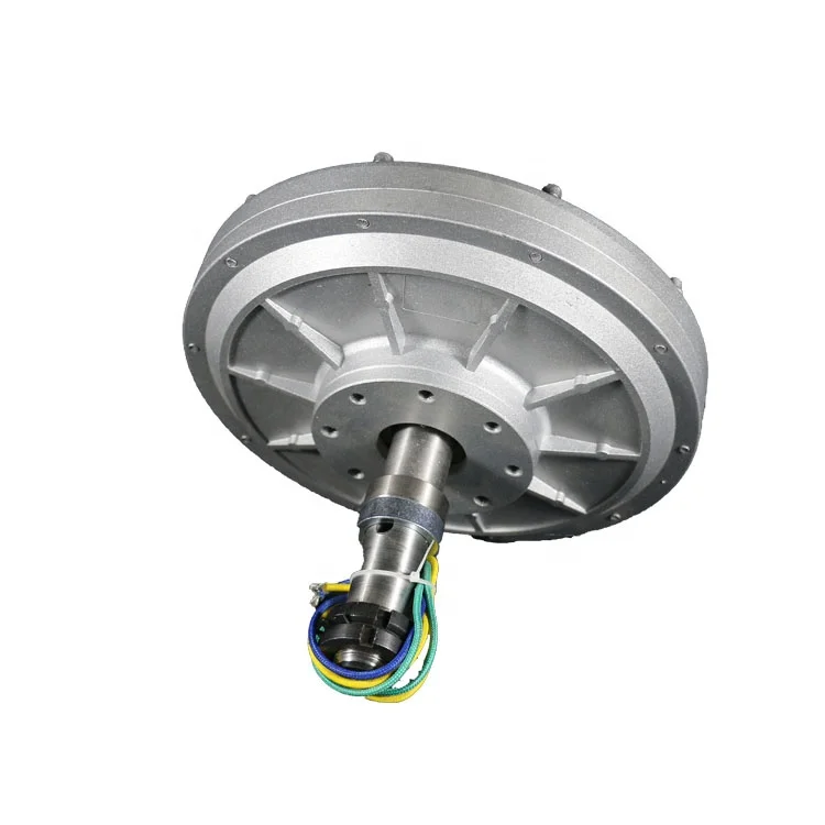 High Efficiency 3000w 180RPM 380V Low RPM Torque Permanent Magnet Alternator Coreless Maglev Generator