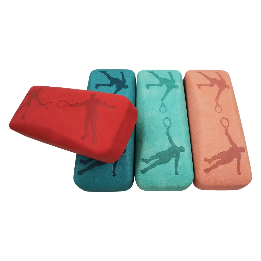 Fashion design custom logo hard shell reading glasses packaging case Metal eyeglasses case spectacle case iron