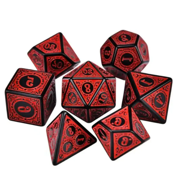2023 Best Seller Custom Dice Set With Box, Dice Sets, Dnd Dice Set, Metal Dice Set, Polyhedral Dice Set, Dice Set Eye