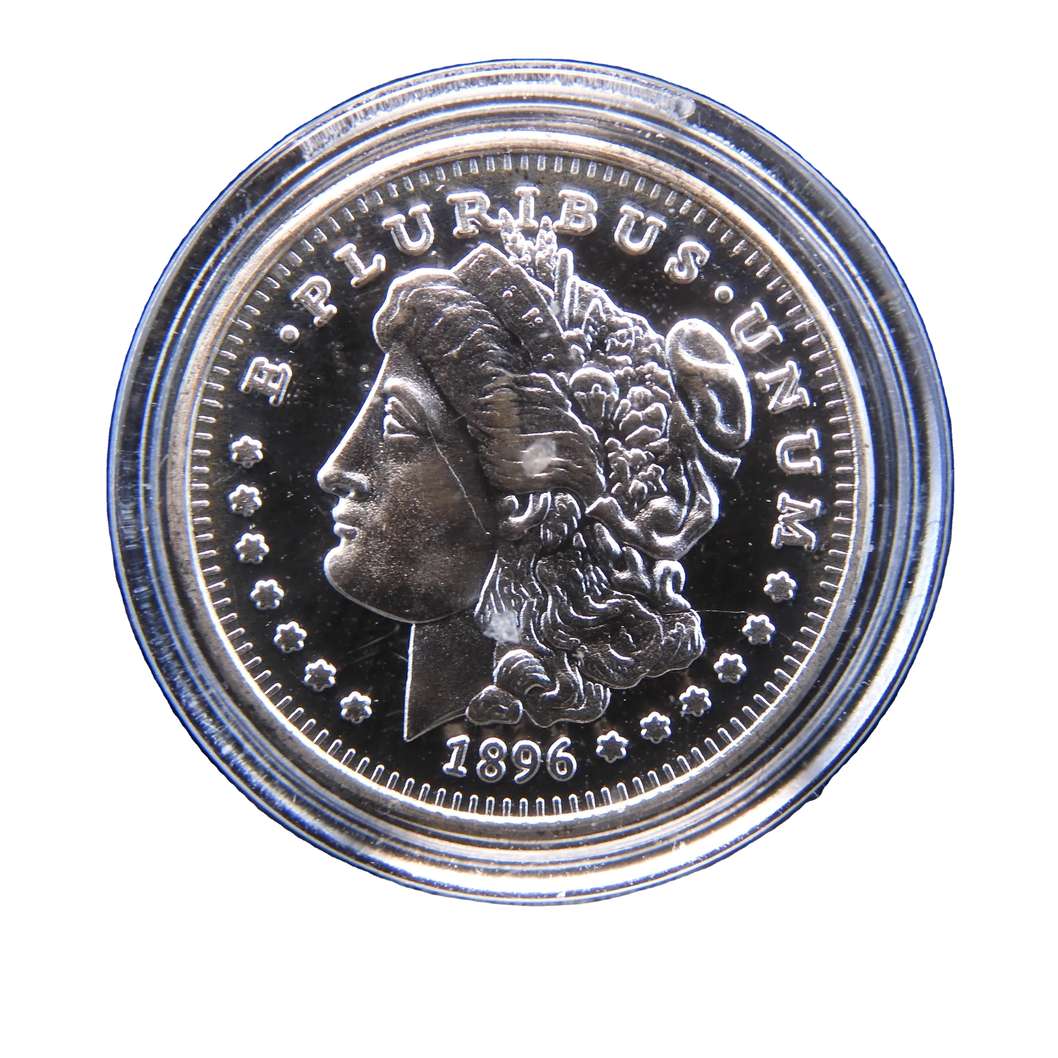 Custom Design Only 1 gram US American Morgan Dollar 999 Fine Silver Eagle Collectible Commemorative Souvenir Coins