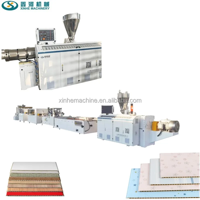 House Building Materials Interior Wall Decorative 40/60cm Pvc Wall Panel plastic pvc decorative panel extruder production line