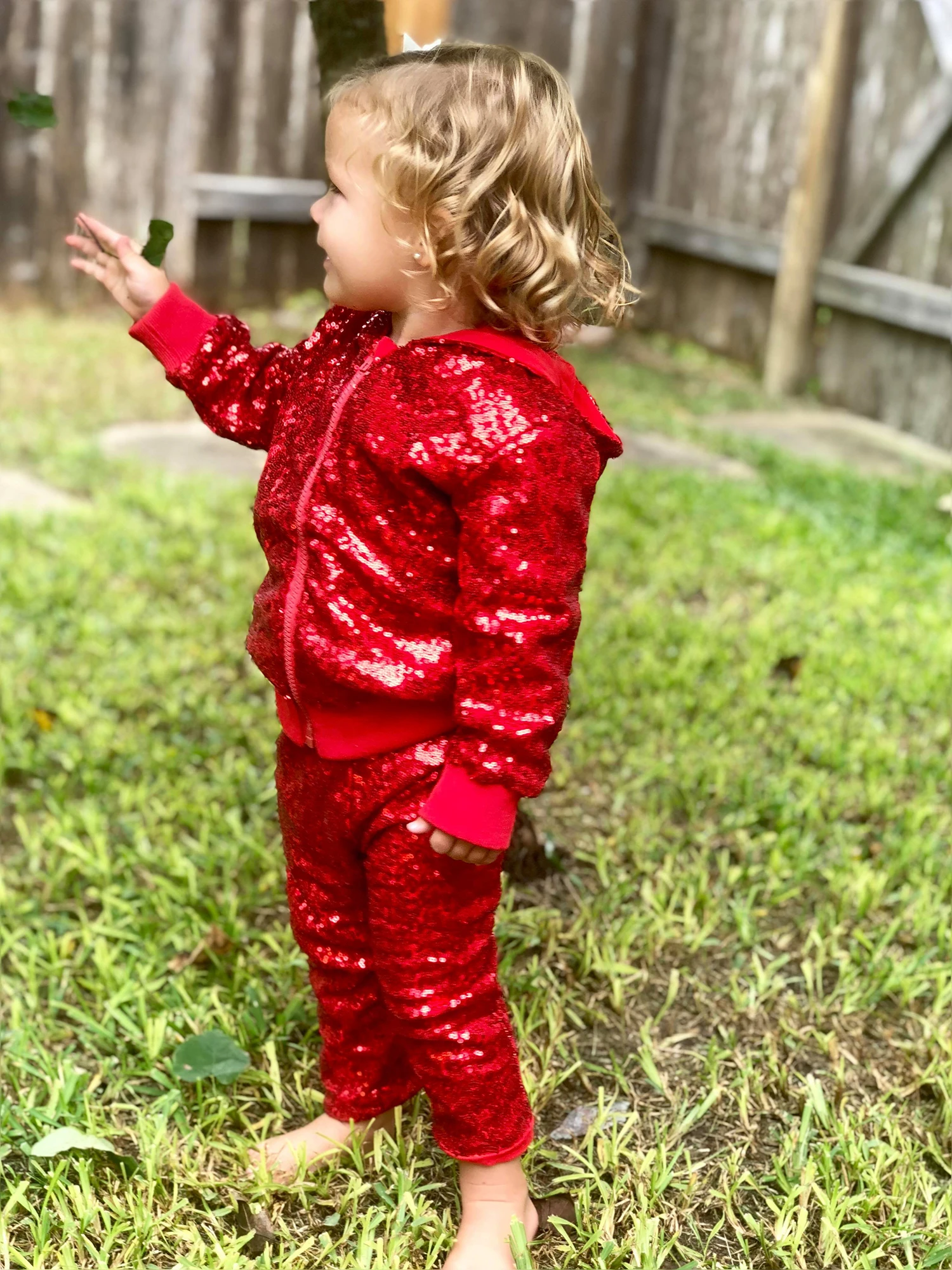Custom Varsity Cute Sparkly Baby Clothes For Girls Designer Long Sleeve Coat Interesting Festival Kids Colourful Glitzy Jacket