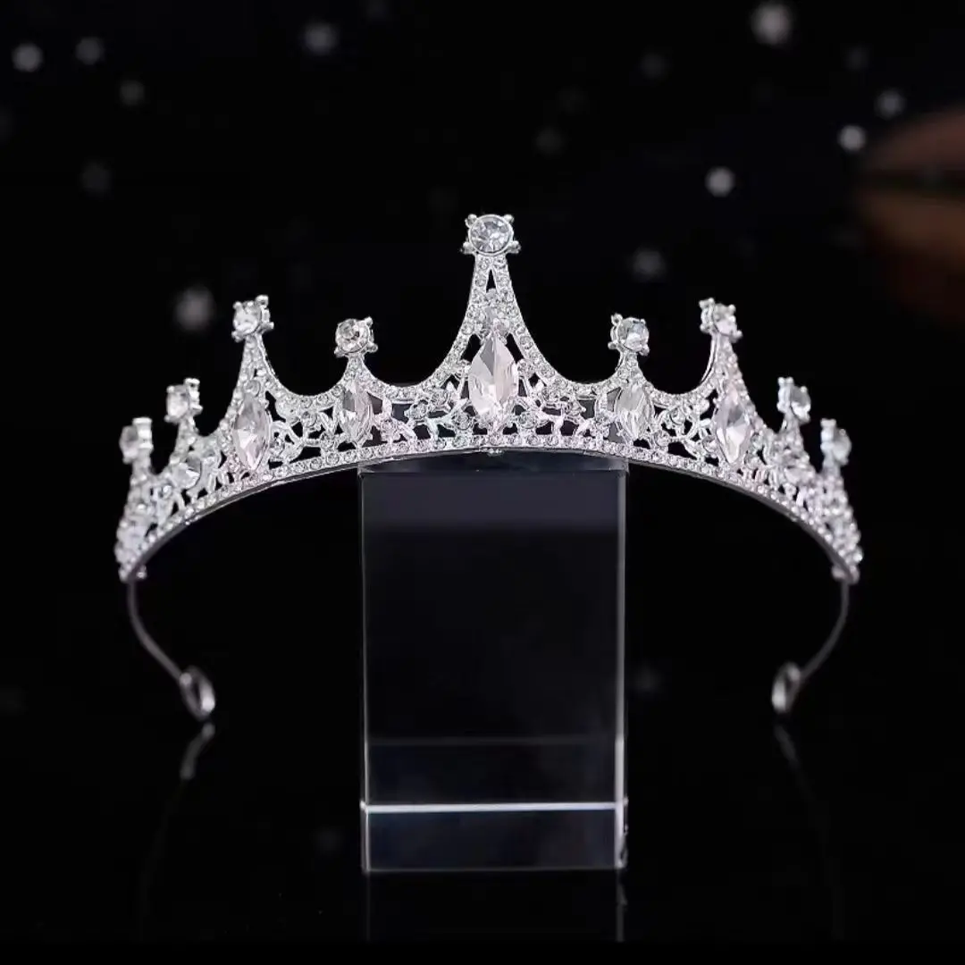 Модная Фата для невесты головной убор корона свадебное платье аксессуары волос