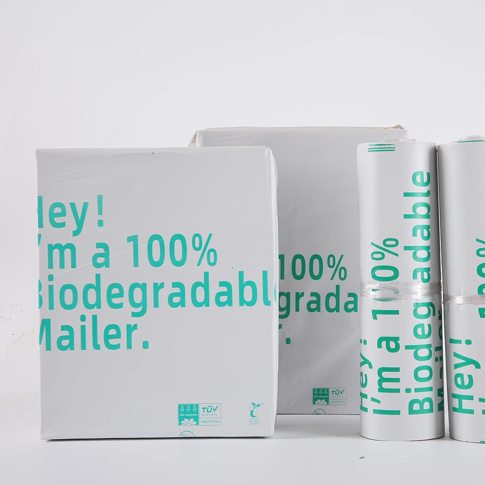 Manufacturer  100% Compostable Plastic Envelopes Shipping Courier Poly Mailing Bags For Shipping