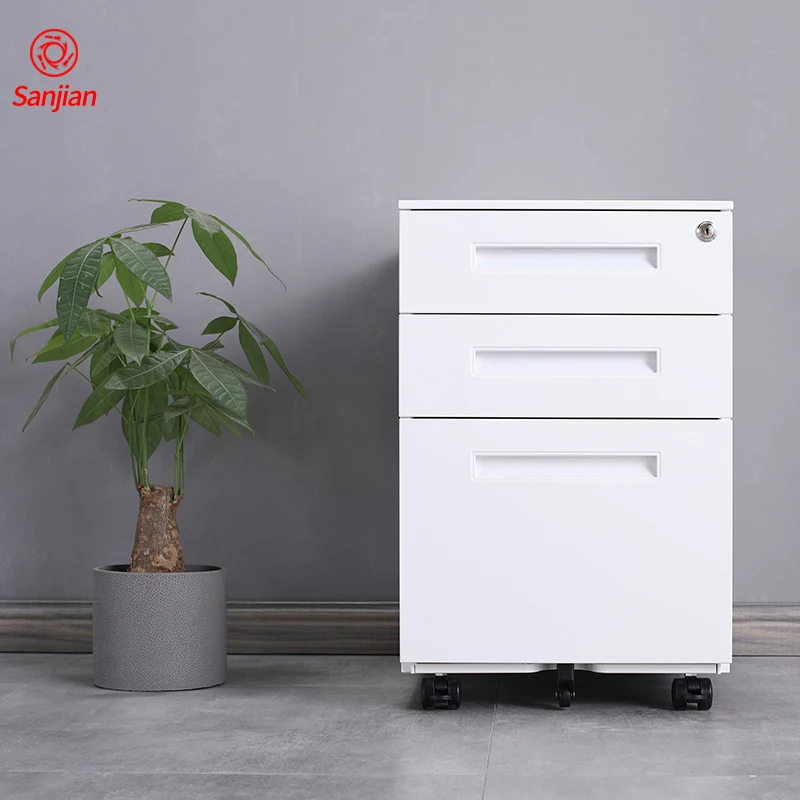 Антидемпинговое устройство 3 ящика тумба офисная мебель металлический файловый шкаф