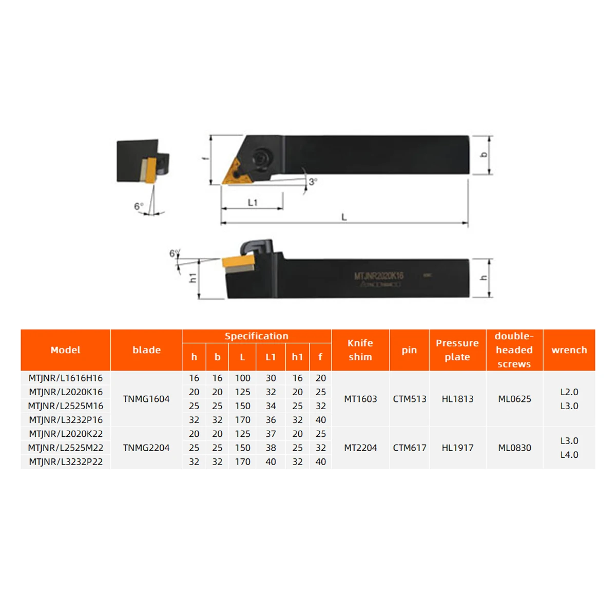 MTJNR Cnc External Lathe Turret Turning Tool Holder Turning Tool Holder Lathe Tool Holder Set