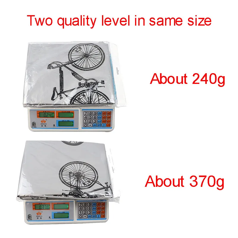 Heavy Duty Bicycle Protect Bike Waterproof Cover Protection From UV Rain Snow Dust All Weather Dust Resistant Black Grey White