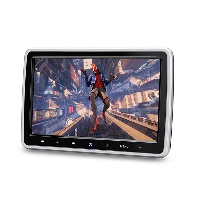 10.1 inch Rear Seat Entertainment DVD Player With AV Input/Output Built-in Speakers IR/FMTransmitter Support Home Use
