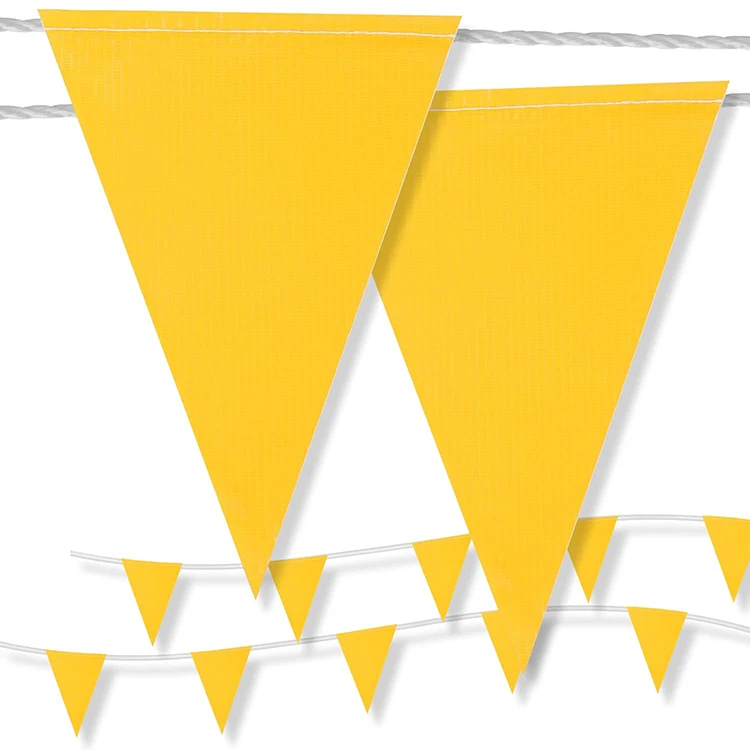 Wholesale Traffic Pennant Banner Flags Construction String Safety Marking Flags