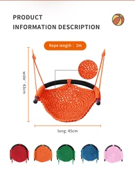 Multifunctional baby swing chair kids hanging toy swing