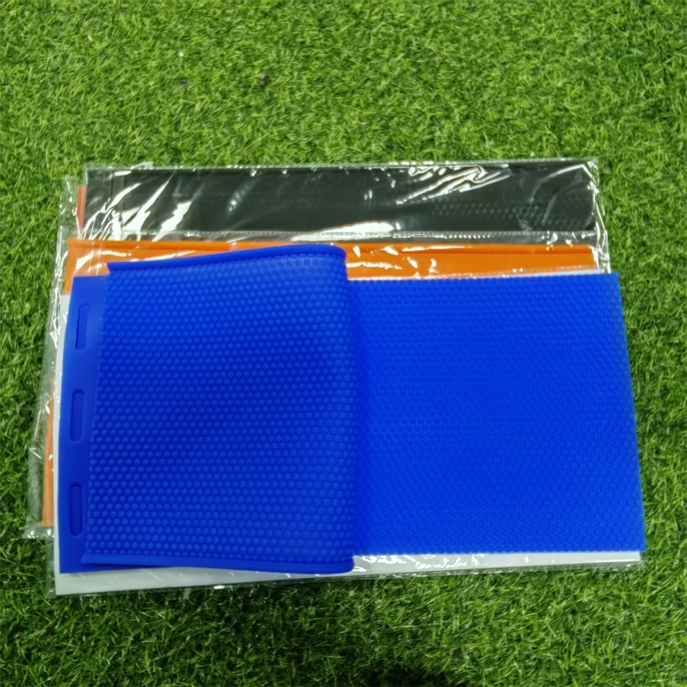 2PC Silicone Bee Wax Press Honeycomb Embosser Beeswax Sheet Foundation Mold Apicultura Beekeeping Beehive Basis Garden Supplies