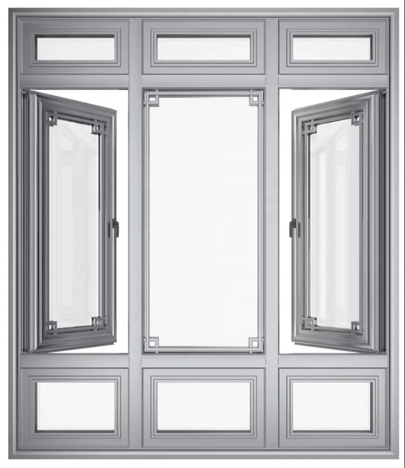 Оконные двери и окна для алюминиевых профилей, изготовленные на заказ, завод Гуандун