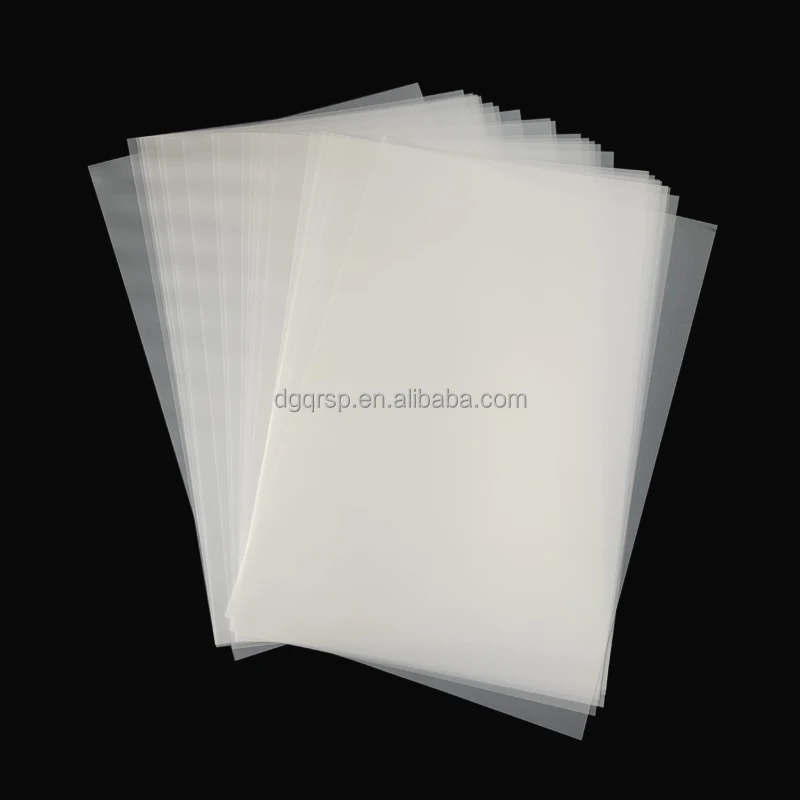 Wholesale Single Side Matte DTF Inkjet Transfer PET Film Sheets