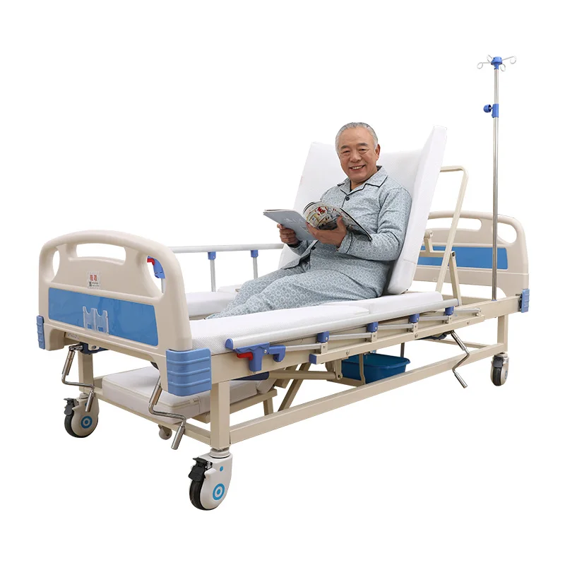 Factory wholesale medical with toilet multi function nursing bed