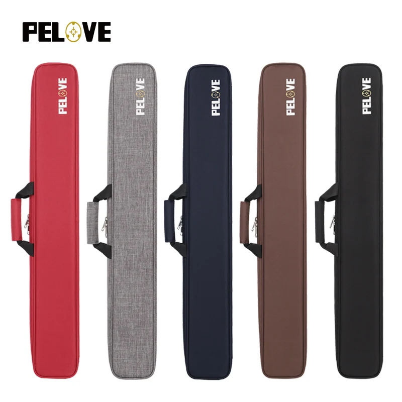 Factory wholesale can customize logo, Portable pool cue bag on hand and back,Professional soft pool cue case
