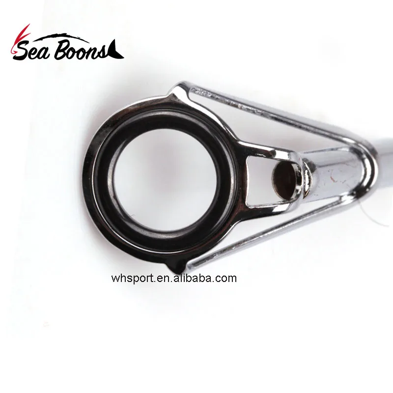 Fishing Casting Ultra Light Rod Guides Set Plastic High Gloss Ceramic Rings Fishing Rod Guides Ring