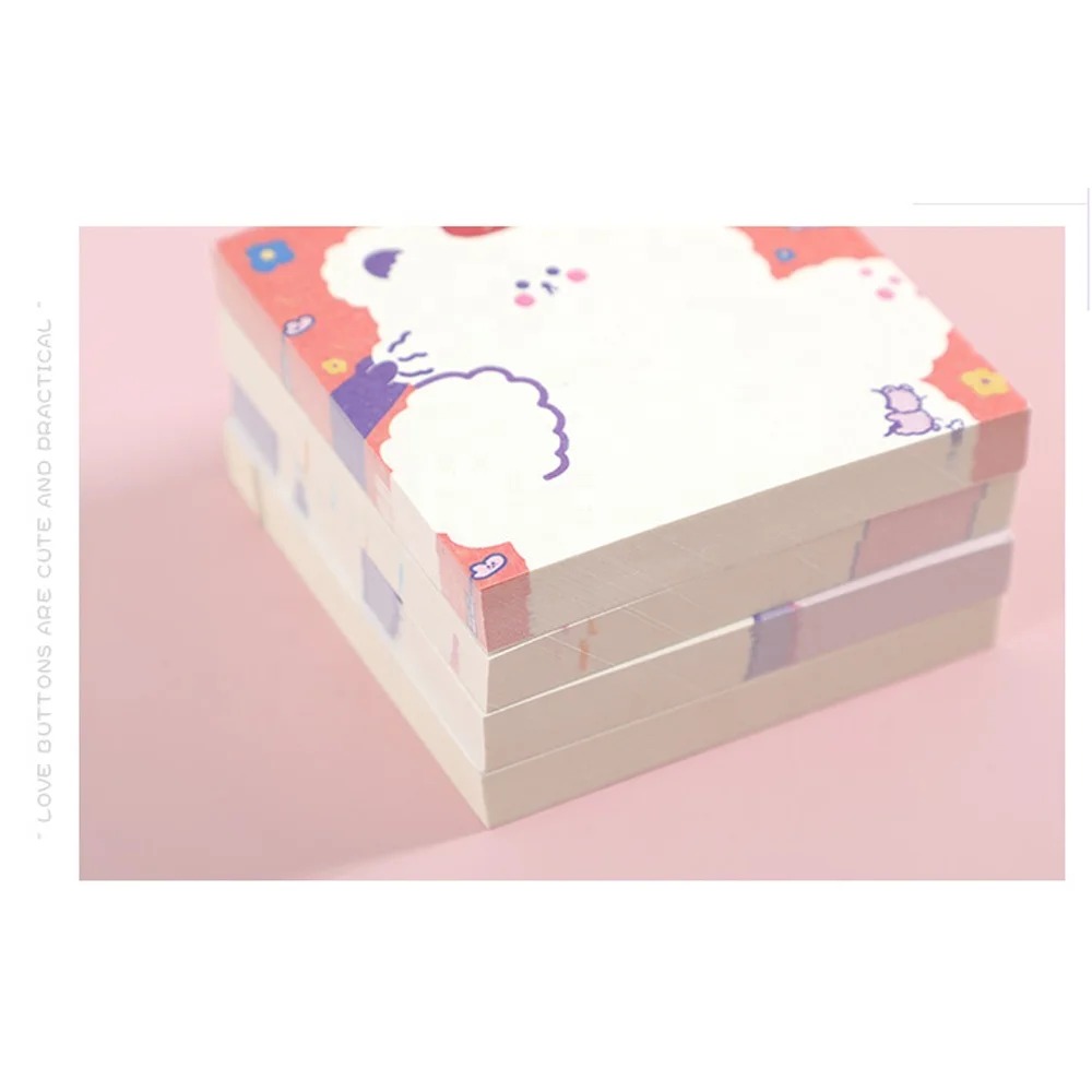 Самоклеющиеся липкие заметки для детских мультяшных блокнотов