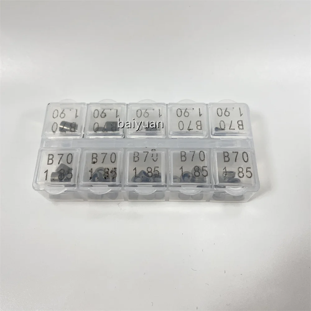 50pcs B70 Gaskets Size 1.62-1.80mm Piezo Injector Nozzle Adjust Shims ,Diesel Repair Washer Parts for Pizeo Injector