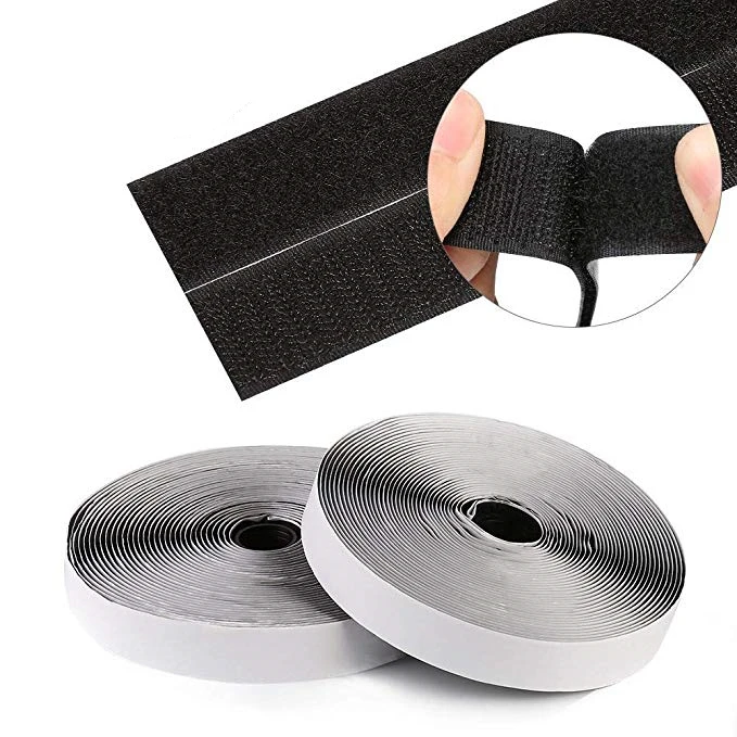 Strong sticky self  adhesive  hook and loop strips