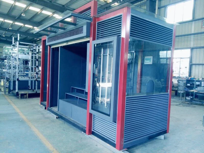 Открытый киоск для еды торговый уличный магазин кафе