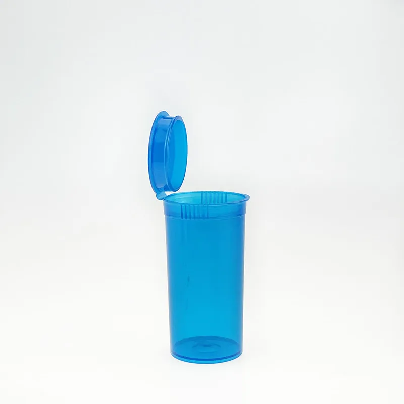 30 Dram Empty Squeeze Pop top Bottle-vials Box Container Color random