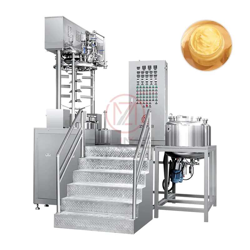 Intelligent Lotion Cream Liquid Ointment Toothpaste Mayonnaise Mixing Machine Vacuum Homogenizer Emulsifier Emulsifying