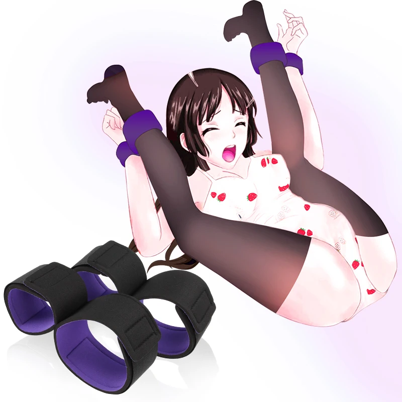 БДСМ губка бандаж наручники и голеностопные манжеты Взрослые Эротические Секс-игрушки для пар сдерживающие ремни