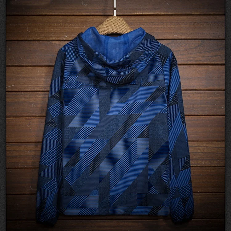 Парная свободная ветровка с принтом, Повседневная Уличная спортивная одежда, куртка с капюшоном из мягкого материала