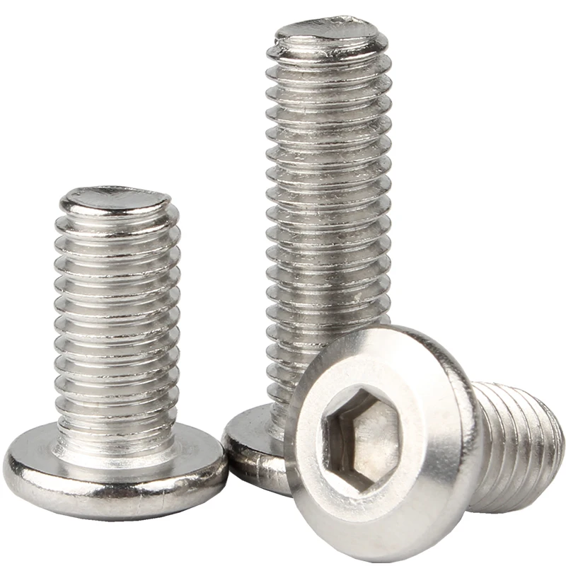 Stainless steel hex socket head screw and nut/ furniture bolt and nut