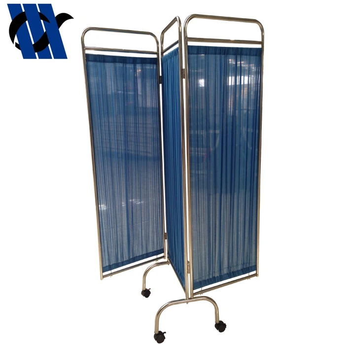 BDT215A Four Part hospital Curtains Wall Screen Used For Medical Curtain Screen Hospital Curtains