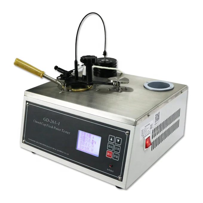 ASTM D93 Pensky Martens Closed Cup (PMCC) Flash Point Tester for Laboratory Petroleum Products Test