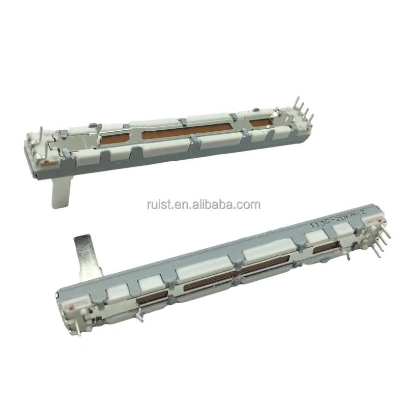 RUIST ALPS sliding potentiometer dual A20K 75mm MG16 Bailingda vocal art mixing table pusher