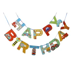 2022 Super cute  children happy birthday flag  forest lion animal party decorated banner  Party Decoration