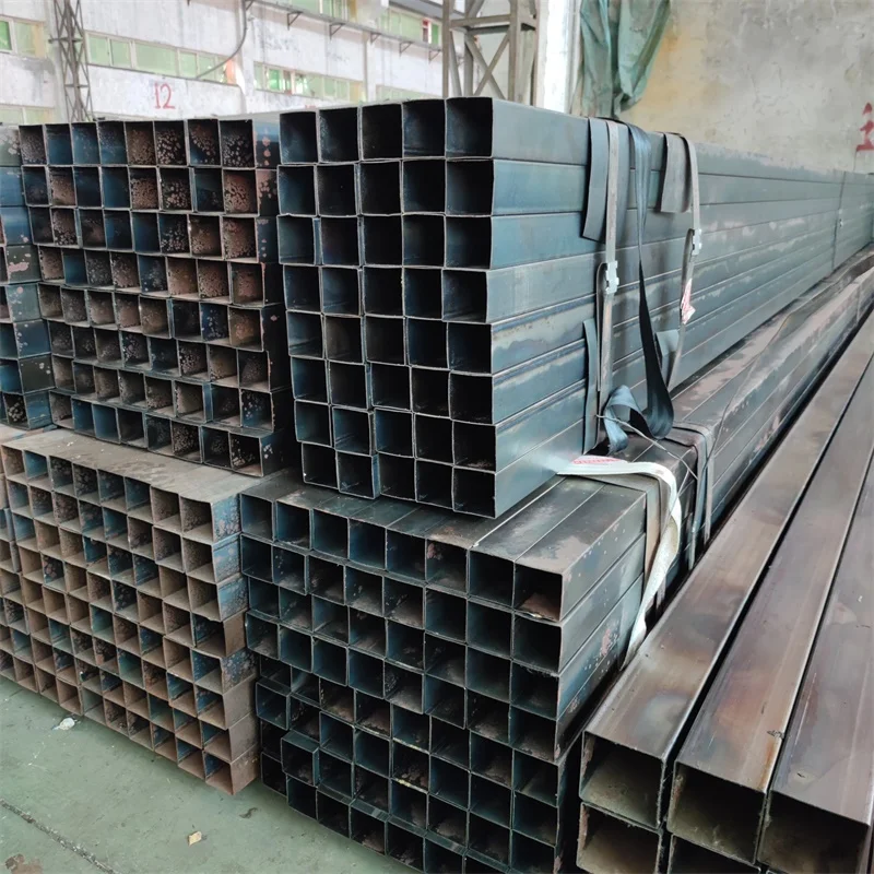 Q195 Q235 #1045 #1010 #1020 Carbon Steel 40x40mm 6m Length Black Iron Square Tube Steel Pipe For Construction