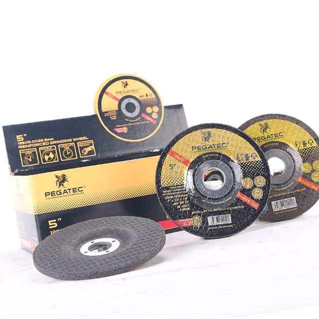 125*6*22mm MPA EN12413 T27 metal grinding wheels for steel