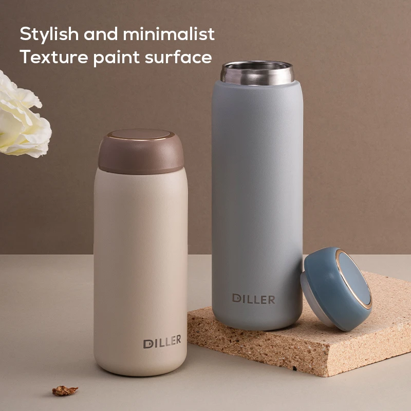 Mini Portable Vacuum Flasks Insulated Water Bottle Stainless Steel Tumbler With Custom Logo