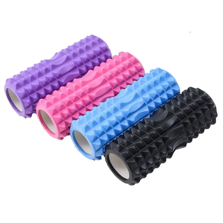 EVA Hollow Yoga Foam Roller For Muscle Massage Yoga Half Round Hollow Core Foam Roller Eva Yoga Column
