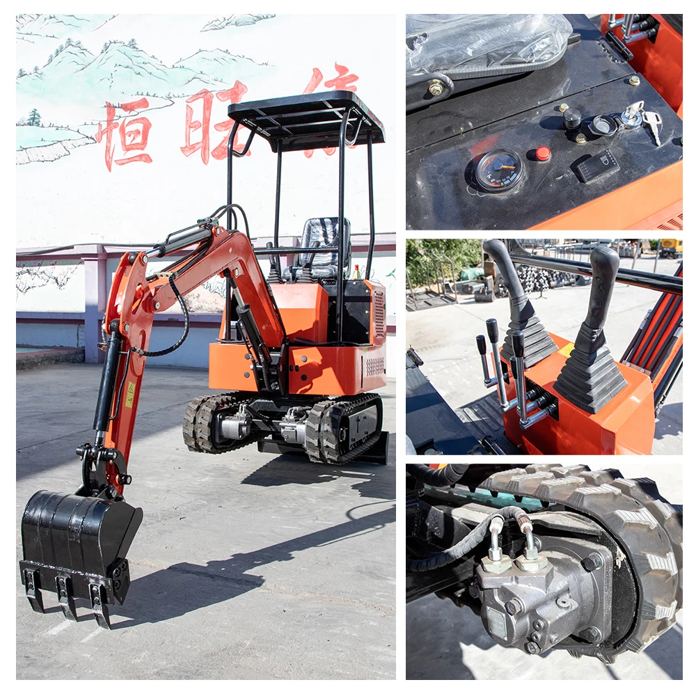 HW-15 Cheap bagger New mini excavator prices 1500kg 1 ton excavators small digger with CE EPA for sale