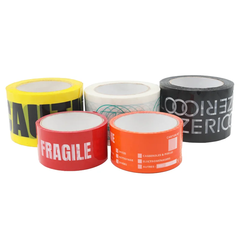 custom Printed Tape personalized adhesive tape bopp hot melt carton sealing clear heavy duty packaging tape with logo
