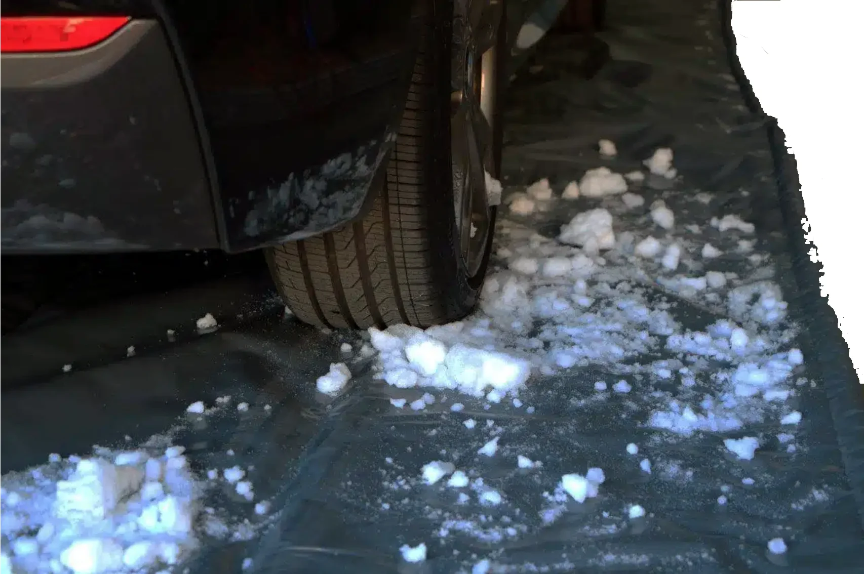 Truck Containment Mat Vehicle Containment 6m x 3m Garage Floor Mat For Snow Mud Water Containment Mat for Car Wash