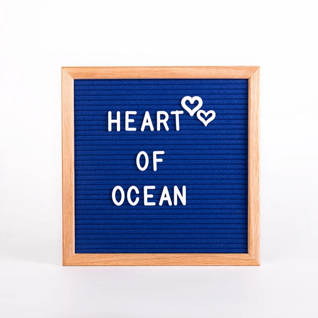 Заводская поставка деревянная доска для писем войлочная сообщений с буквами