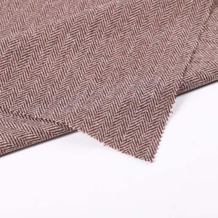 Customized Anti Pilling Knit Fabric Multicolored Woolen Fabric For Blouses