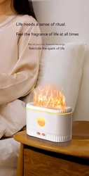 2022 new creative flame diffuser air humidifier amazon hot volcano usb aroma diffuser fire perfume oil diffusor