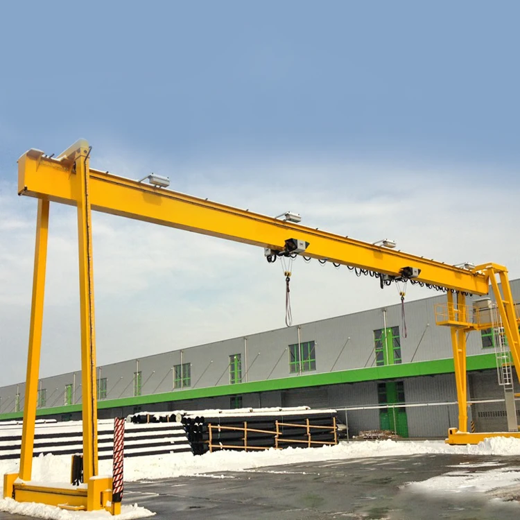 Great Manufacturer high quality gantry crane straddle carrier 10 Ton rubber tyred gantry crane