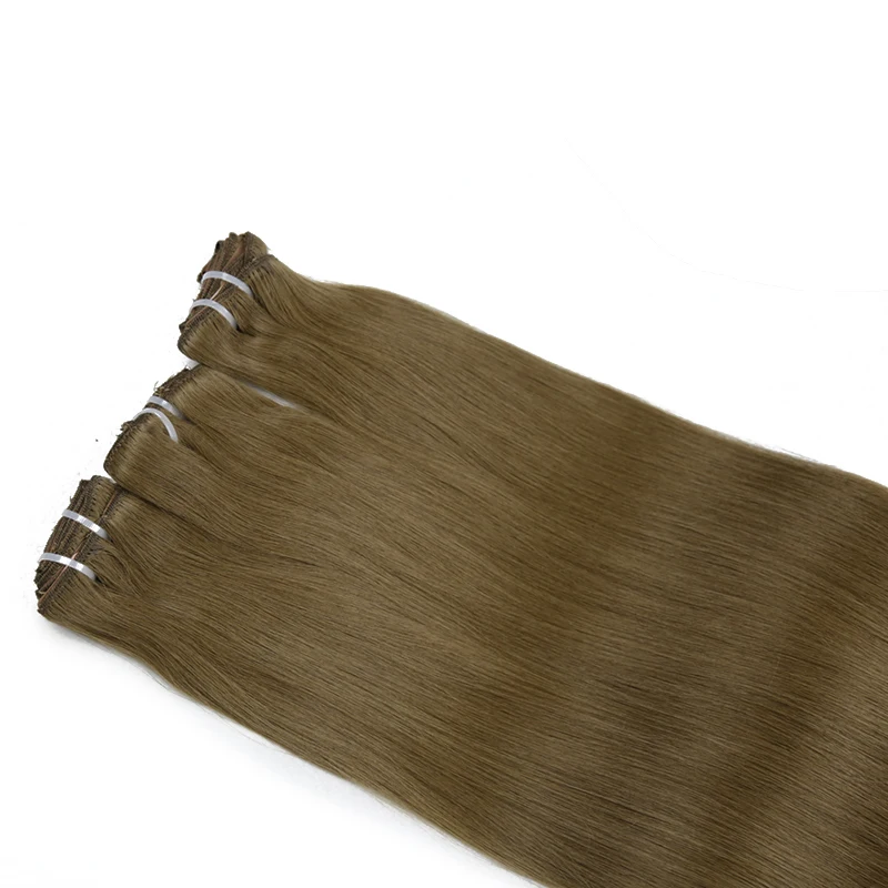 Cuticle Remy Hair PU/Seamless clip in extension Virgin 140g Clip On Hair Extensions Lace Clip In Hair